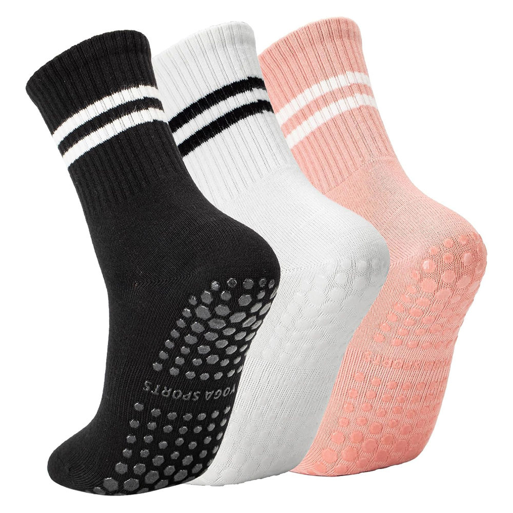 No Show Sock Women - Yoga Pilates Socks with Grips for