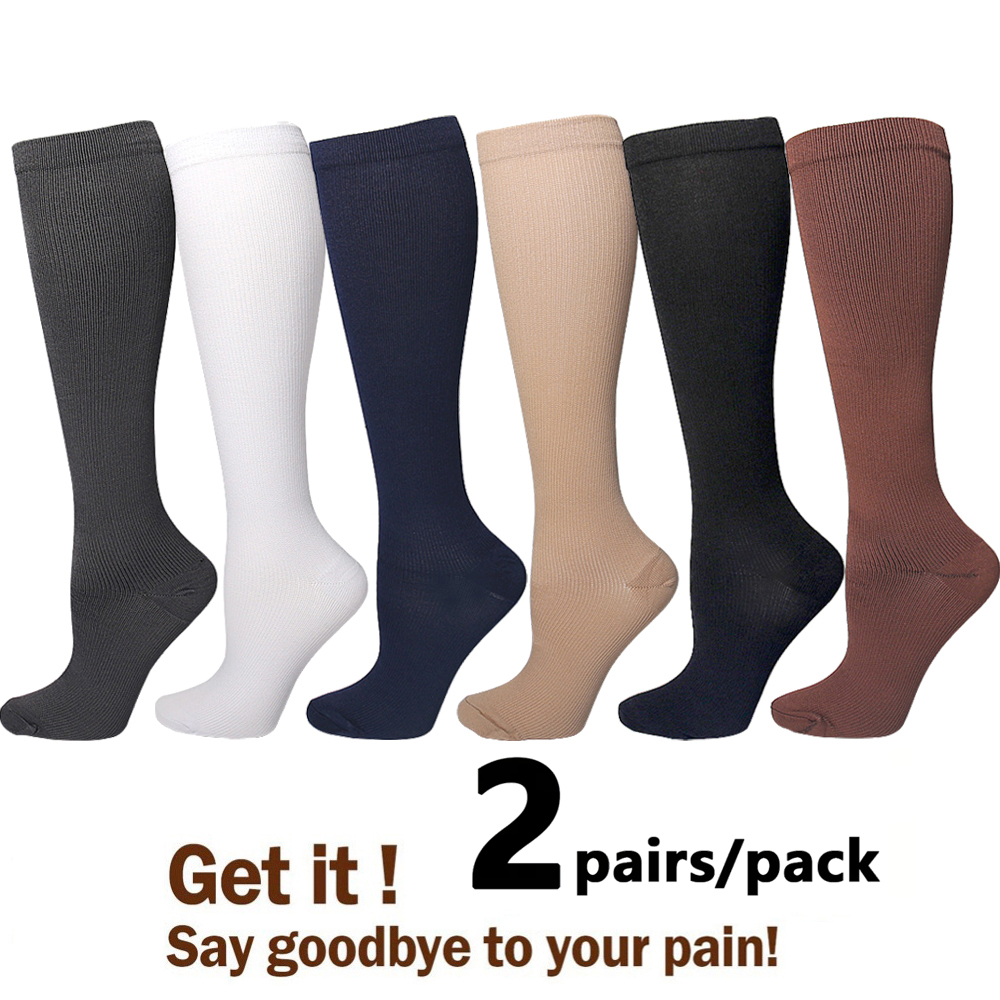 Compression Sock Medical - 2Pairs Compression Socks Running Sports Socks