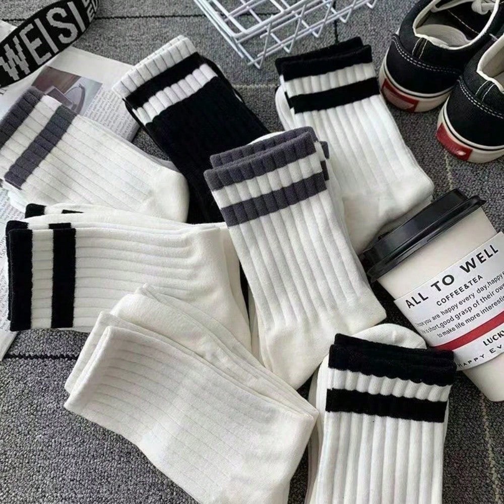 5-Pack Men's Striped Crew Sock - Cotton Crew Sock Pack avis et prix