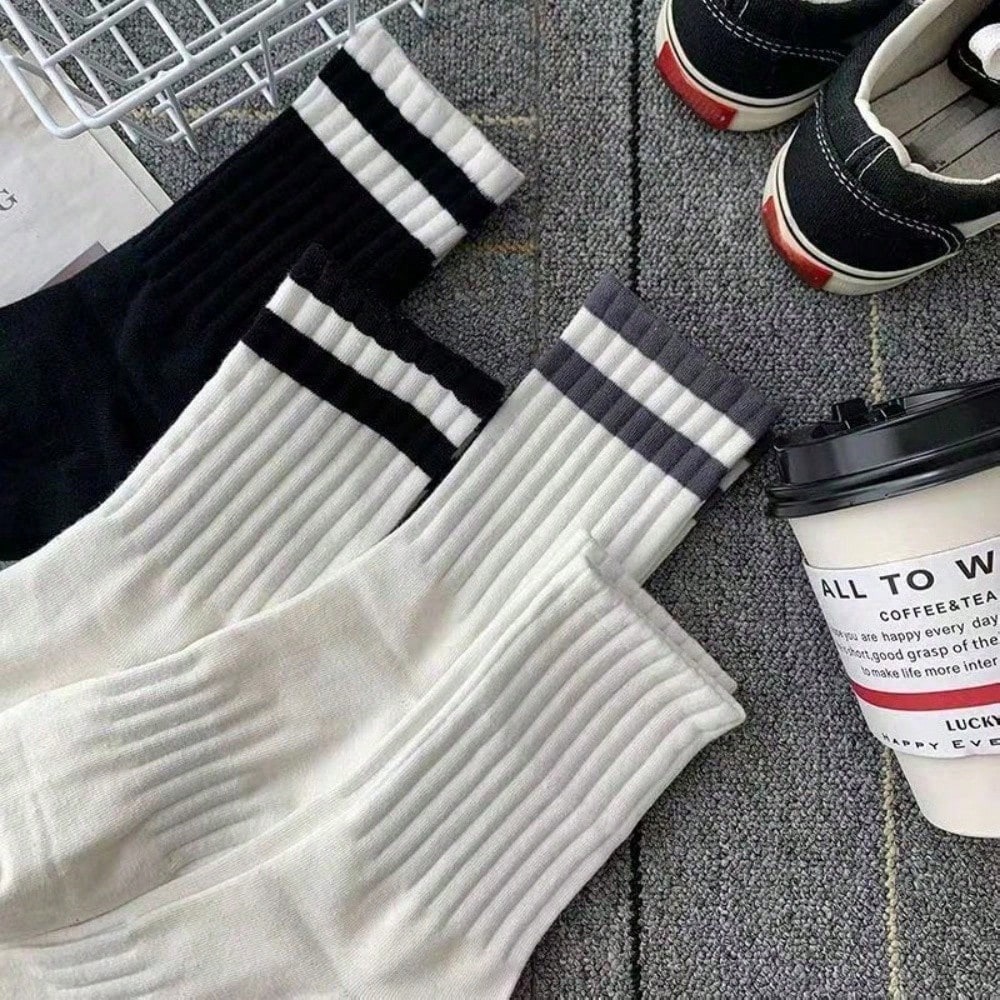 5-Pack Men's Striped Crew Sock - Cotton Crew Sock Pack avis et prix