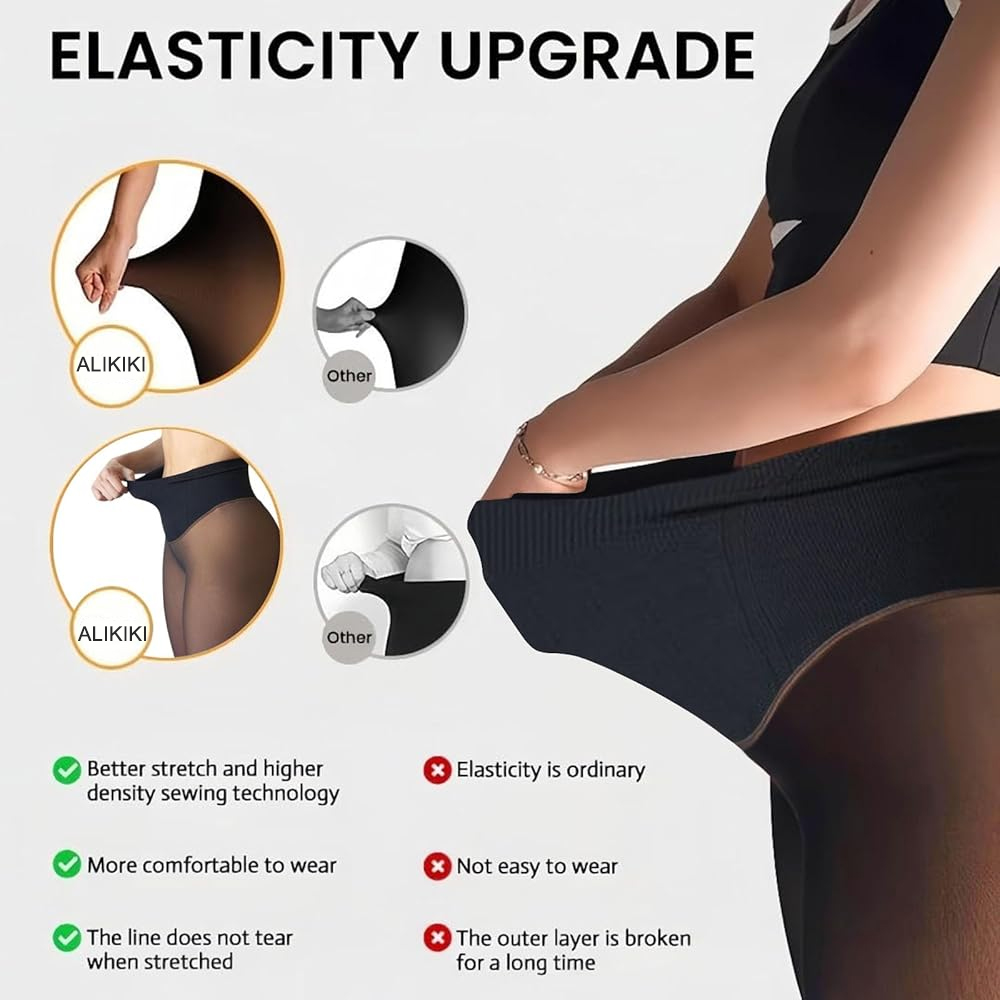 One Seam Fleece Lined Tights S - Tights Pantyhose Sheer avis et prix