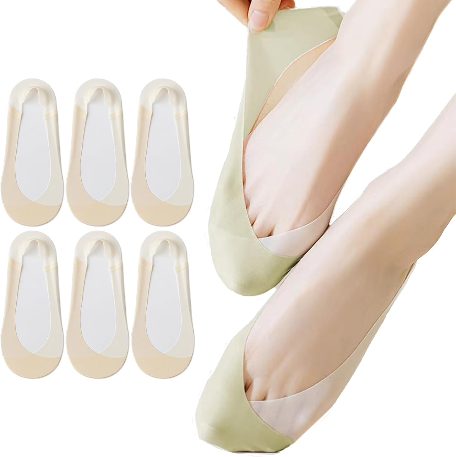 Caudblor 6 Pack Thin No Show S - Invisibility Sock Loafer avis et prix