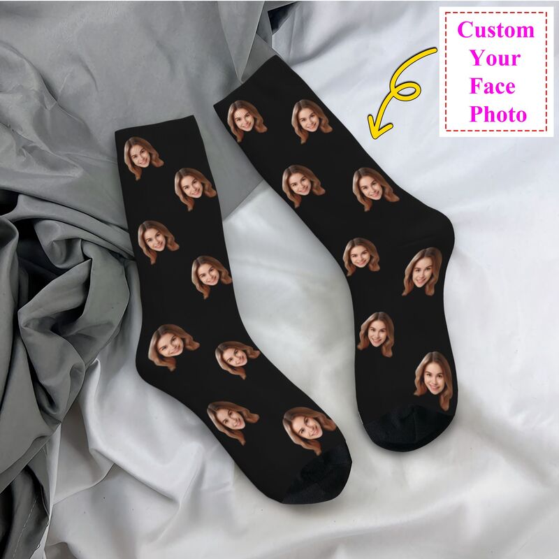Personalized Custom Face Photo - Dress Sock Men avis et prix