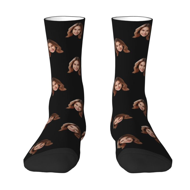 Personalized Custom Face Photo - Dress Sock Men avis et prix