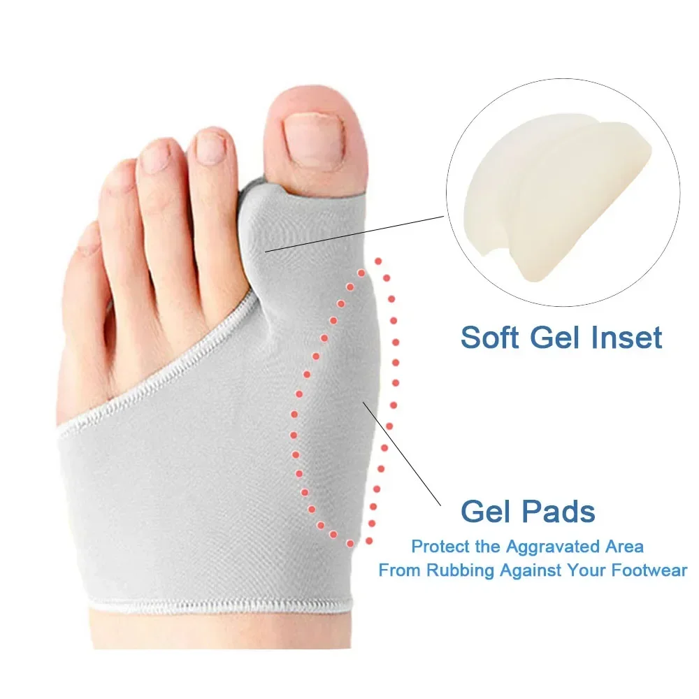 1/2Pair Toe Separator Hallux V - Ankle Brace Sock avis et prix