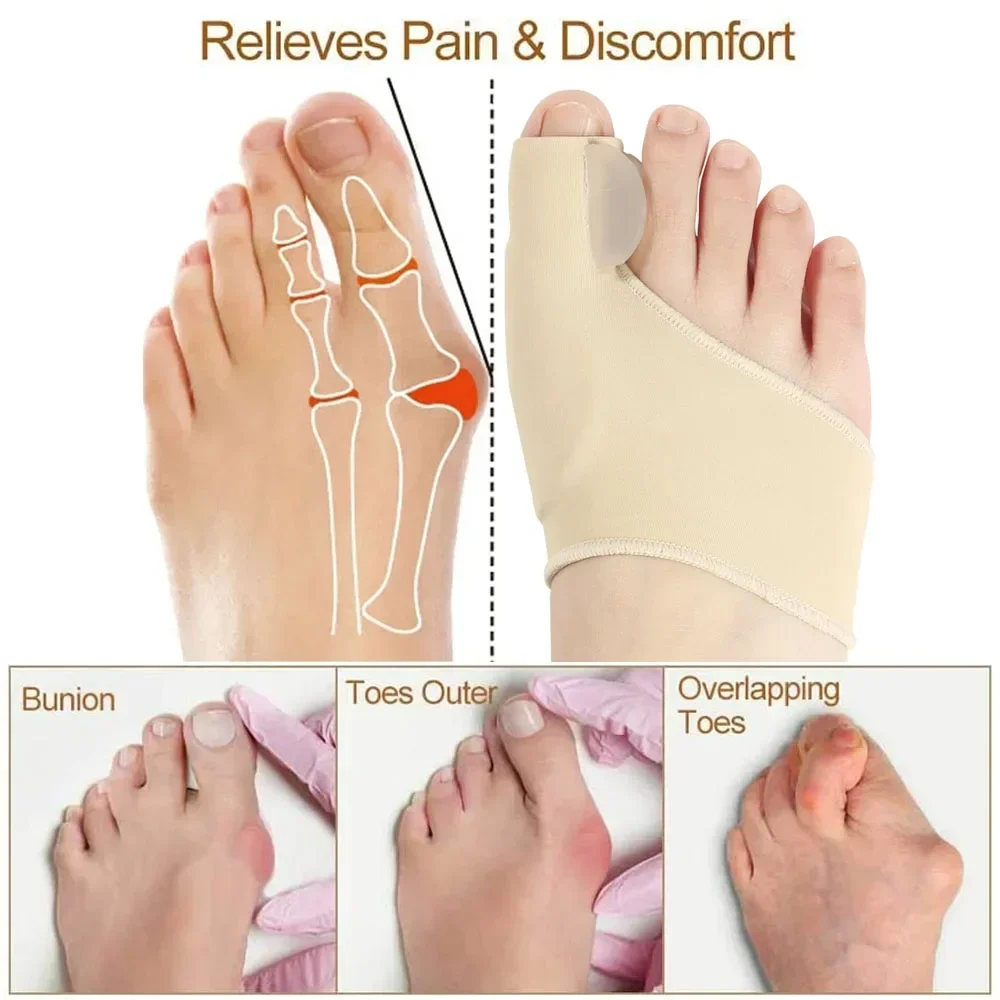 1/2Pair Toe Separator Hallux V - Ankle Brace Sock avis et prix