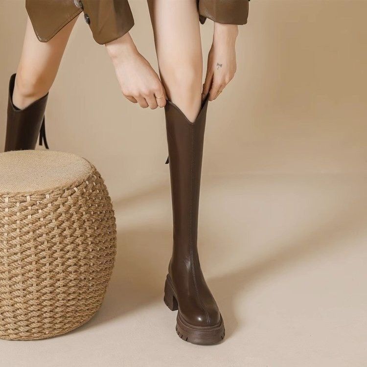Long boots 2025 autumn new ite - Knee High Sock Women avis et prix