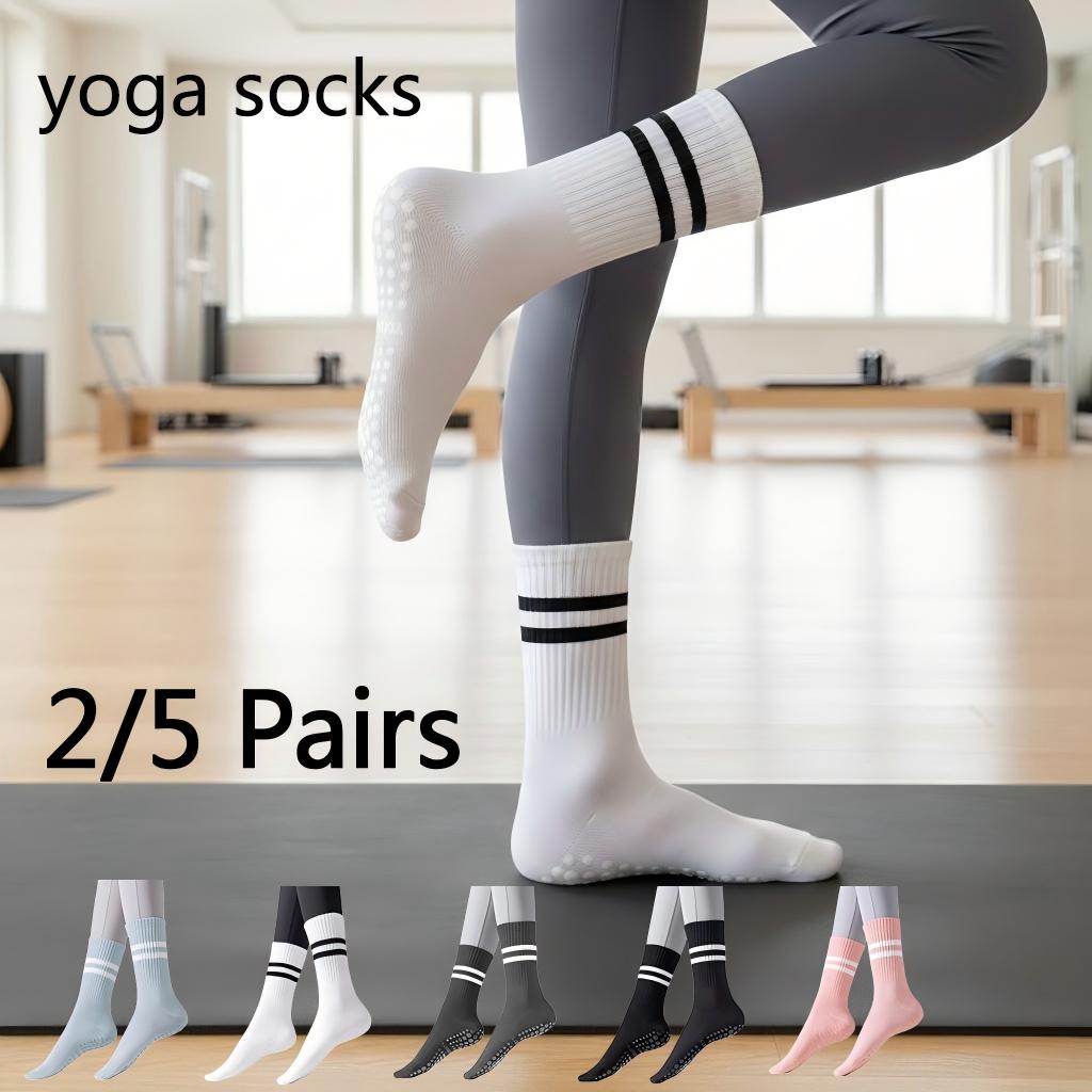 Women Non Slip Yoga Socks, Gri - No Show Sock Women avis et prix