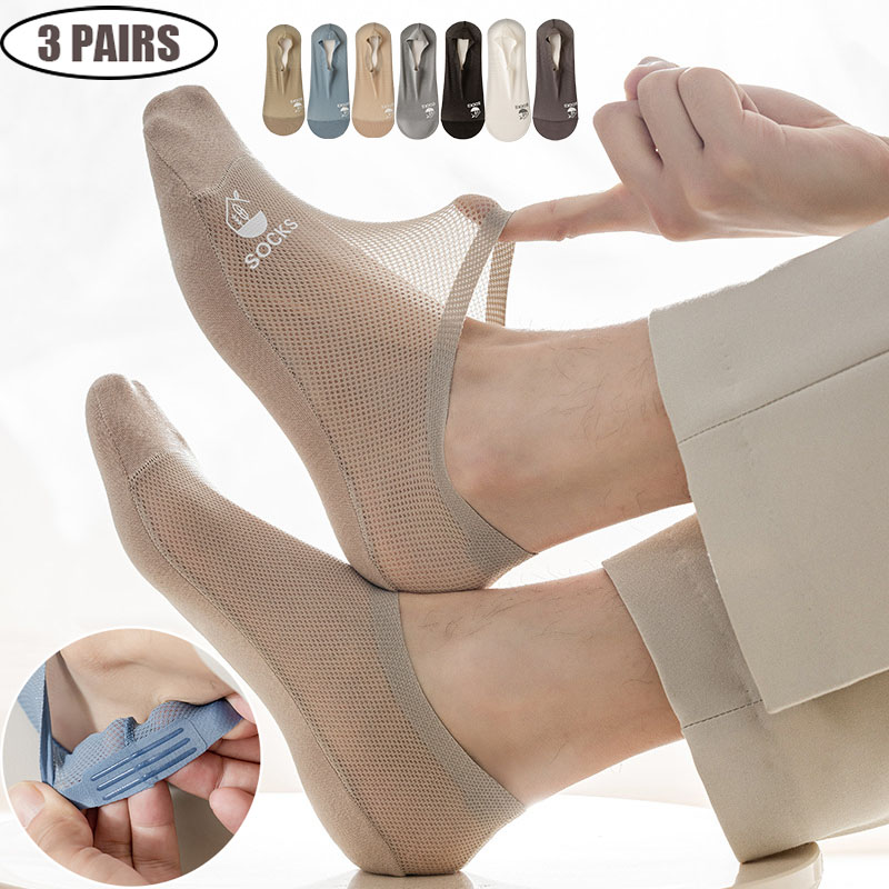 3Pairs Men's Ultra-Comfortable - No Show Sock Women avis et prix
