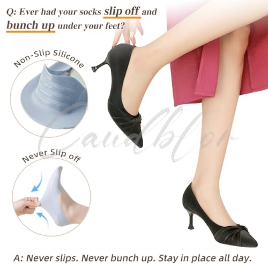 Caudblor Thin No Show Socks Wo - Invisibility Sock Loafer avis et prix