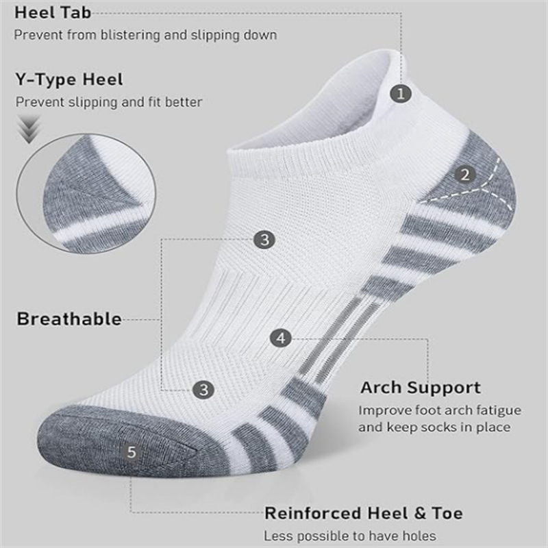 6/24 Pairs Cushioned Breathabl - No Show Sock Women avis et prix