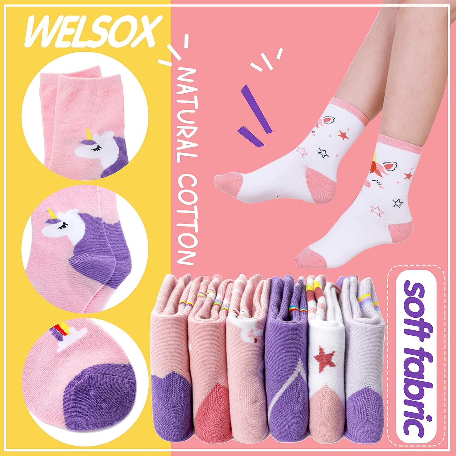 Unicorn Socks Gifts for Girls  - Silk Sock Bamboo avis et prix