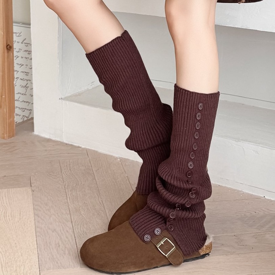 ​New Women's Button Detail Slo - Boot Sock Slouchy avis et prix
