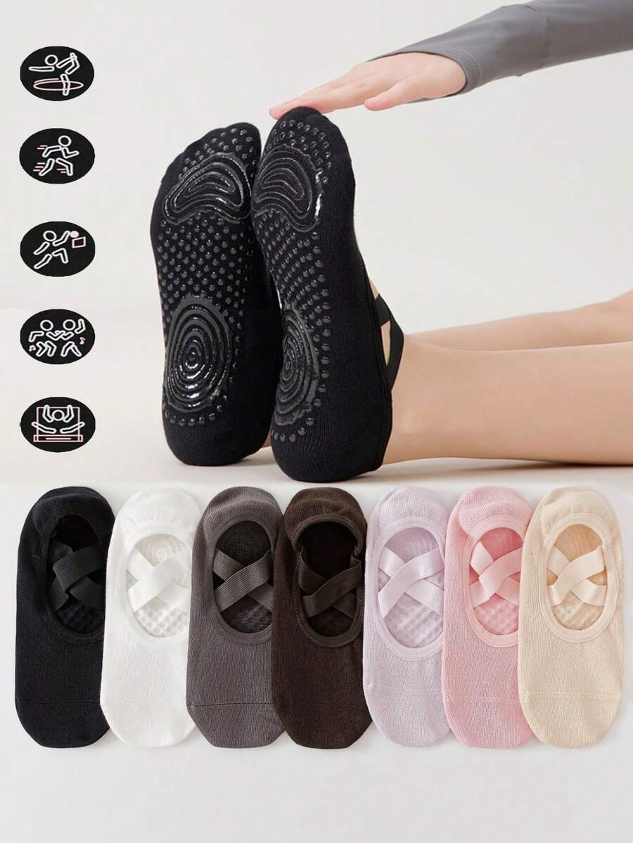 1/3/7 Pairs Women's Barre Pila - Grip Sock Yoga avis et prix