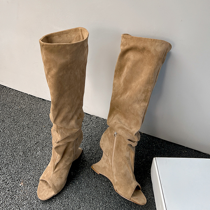 AIYKAZYSDL Strange Wedge Heel  - Boot Sock Slouchy avis et prix