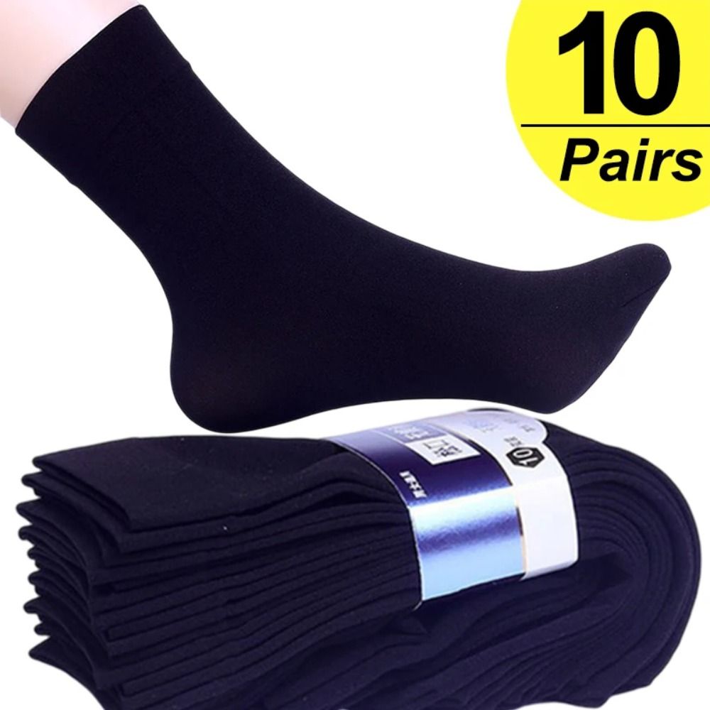 10pairs Casual Breathable Men  - Silk Sock Bamboo avis et prix