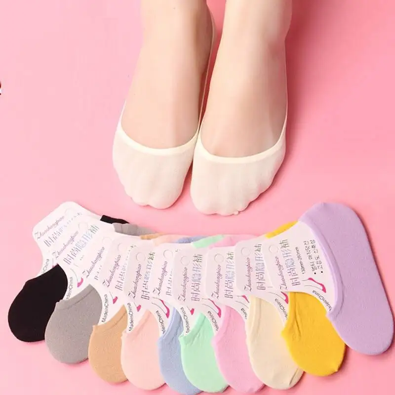 Summer Thin Colorful Girl Invi - Invisibility Sock Loafer avis et prix