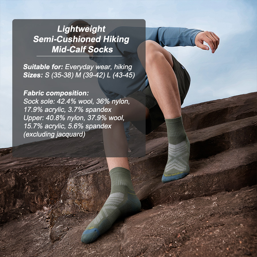 Naturehike Sport Socks Man Soc - Wool Hiking Sock avis et prix