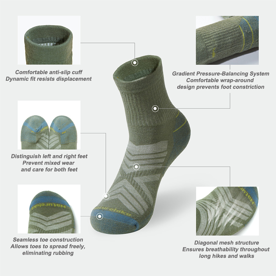 Naturehike Sport Socks Man Soc - Wool Hiking Sock avis et prix