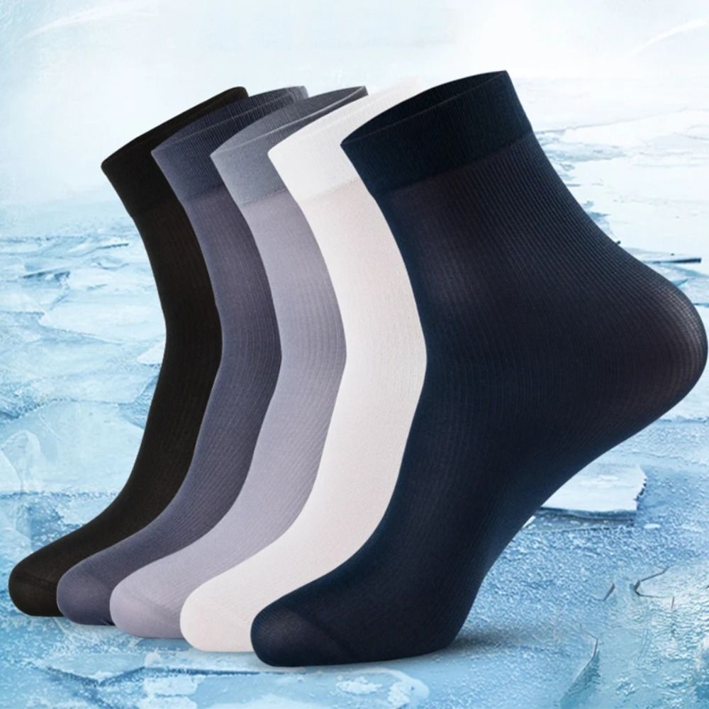 10pairs Men Ice Silk Socks Sum - Silk Sock Bamboo avis et prix