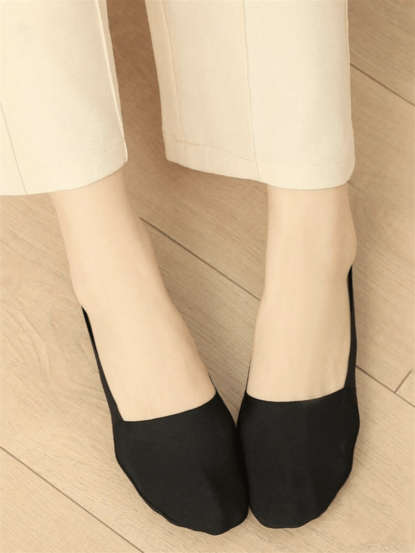 5 Pairs Women Thin Silky Invis - No Show Sock Women avis et prix