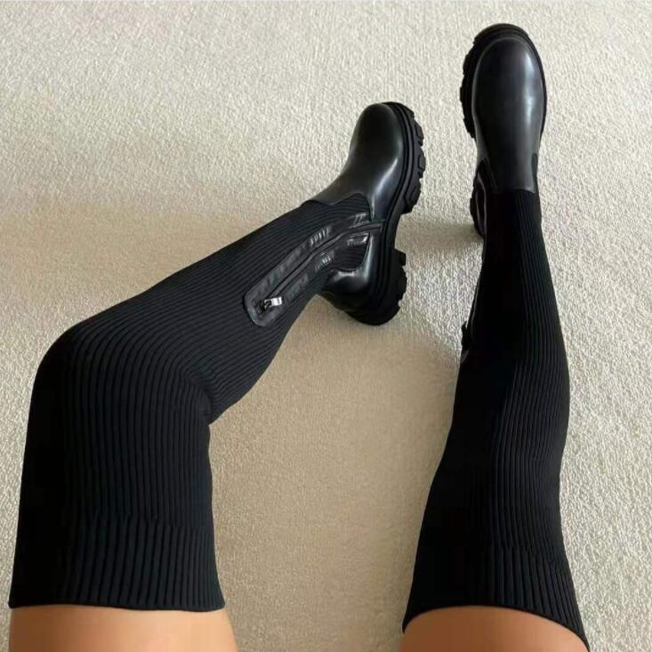 Women's Over The Knee Boots St - Knee High Sock Women avis et prix