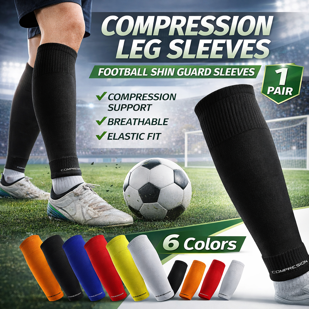 1 Pair Soccer Leg Sleeves Comp - Compression Sleeve Calf avis et prix