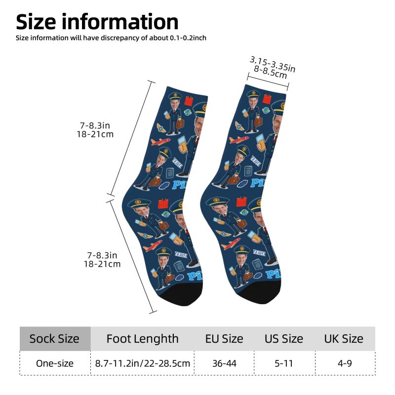Novelty Men's Funny Pilot Cust - Dress Sock Men avis et prix
