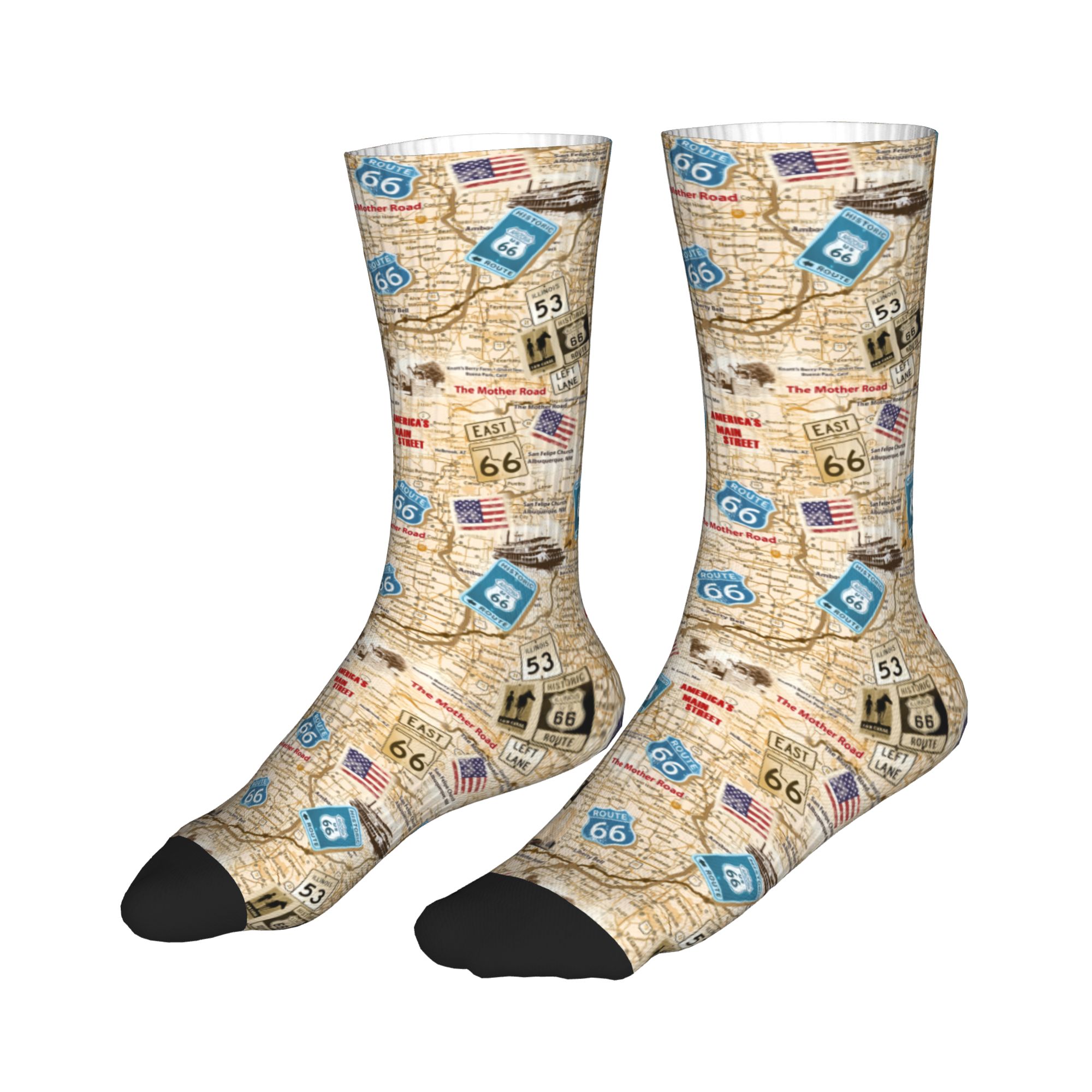 Kawaii Mens Mother Road Route  - Dress Sock Men avis et prix