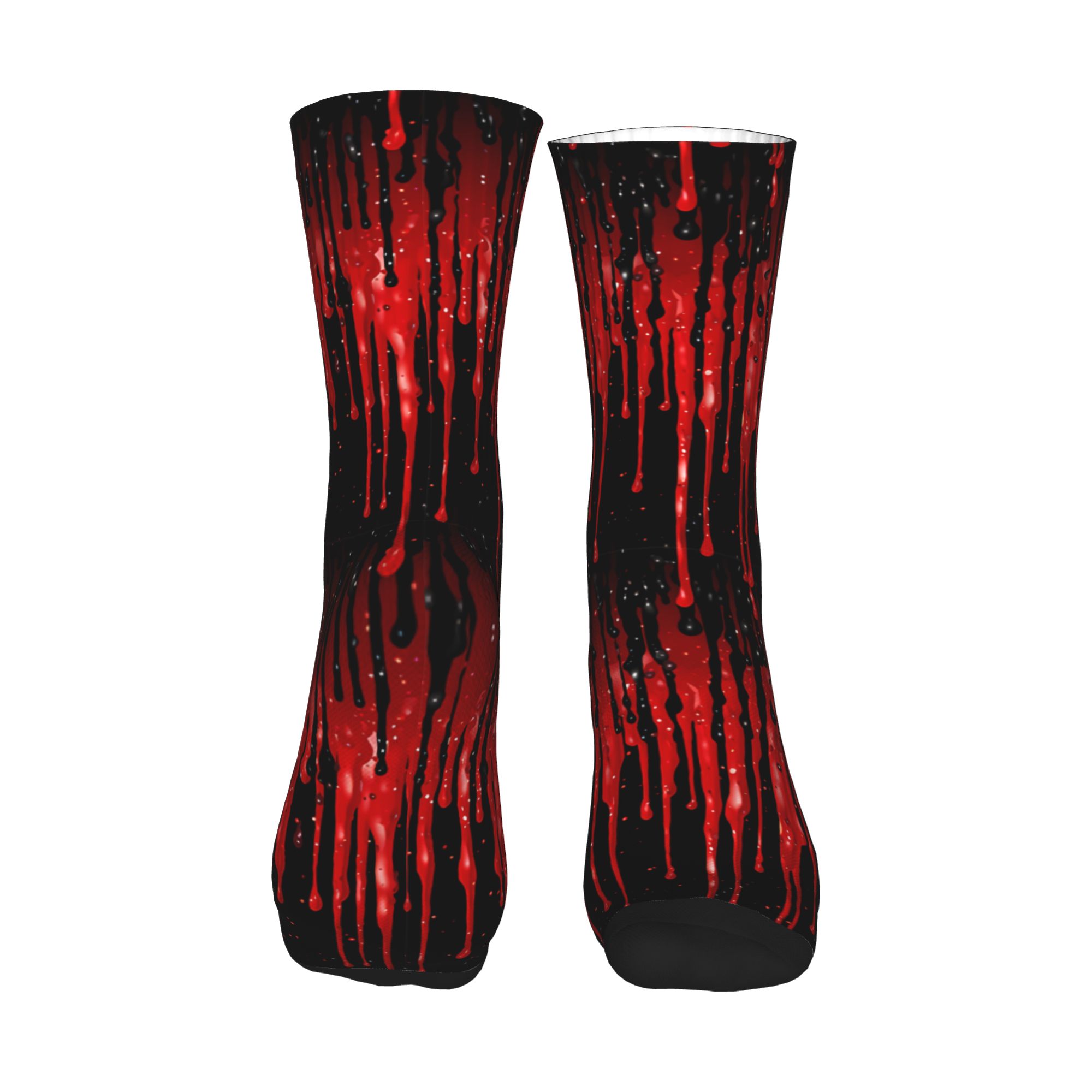 Dripping Red Liquid Pattern  M - Dress Sock Men avis et prix