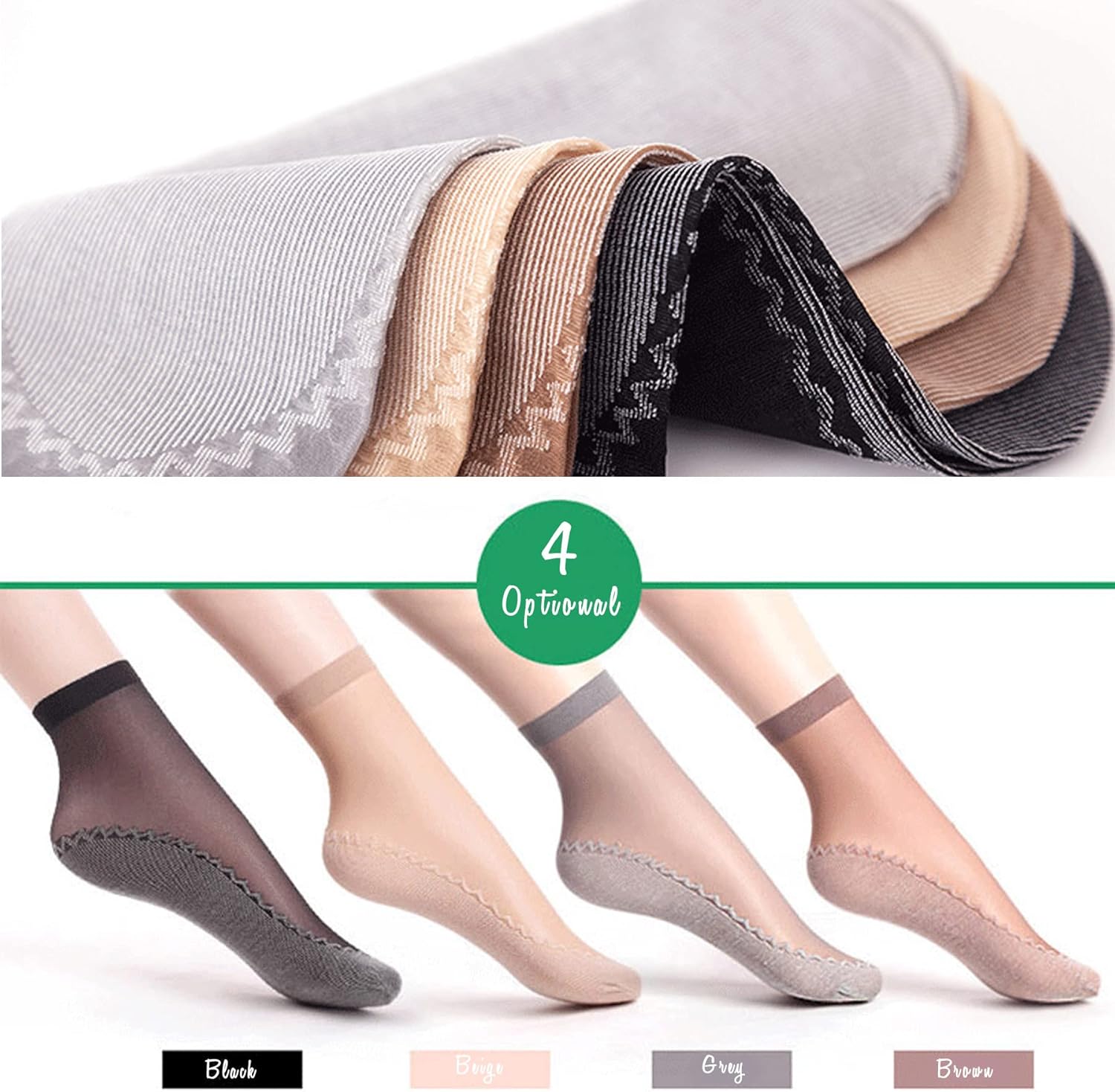 10/20 Pairs Silky Nylon soft & - Silk Sock Bamboo avis et prix