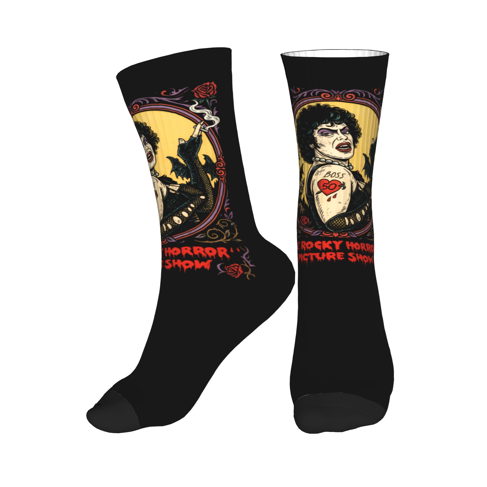 Fun Printed The Rockys Horror  - No Show Sock Women avis et prix