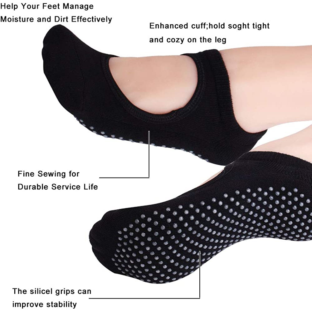 Backless Non-slip Fitness Pila - Grip Sock Yoga avis et prix