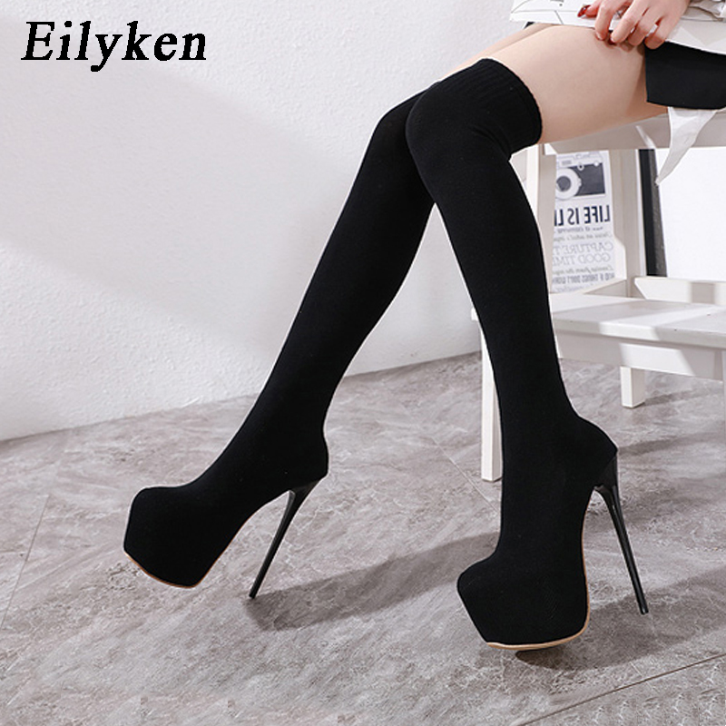 Eilyken Fashion Platform Stret - Knee High Sock Women avis et prix