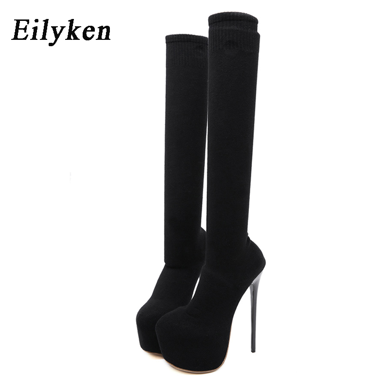 Eilyken Fashion Platform Stret - Knee High Sock Women avis et prix