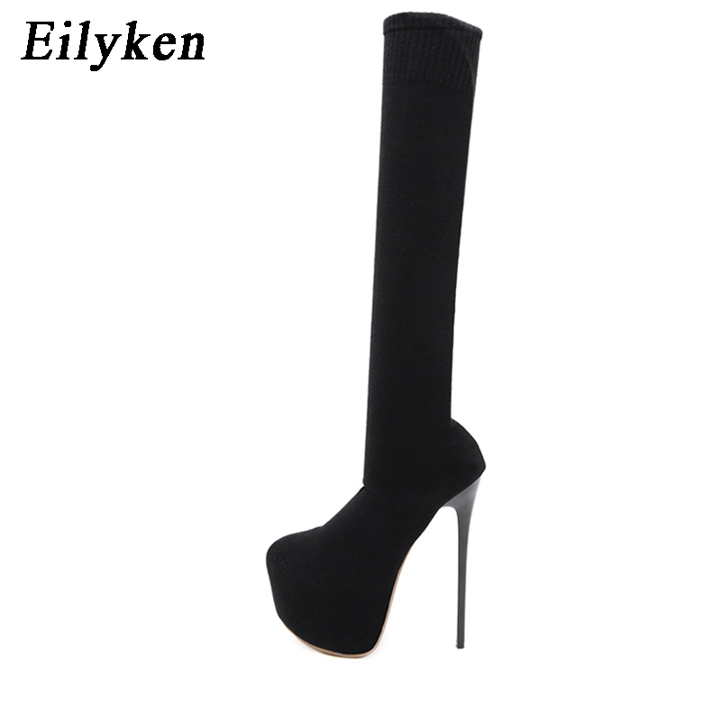 Eilyken Fashion Platform Stret - Knee High Sock Women avis et prix