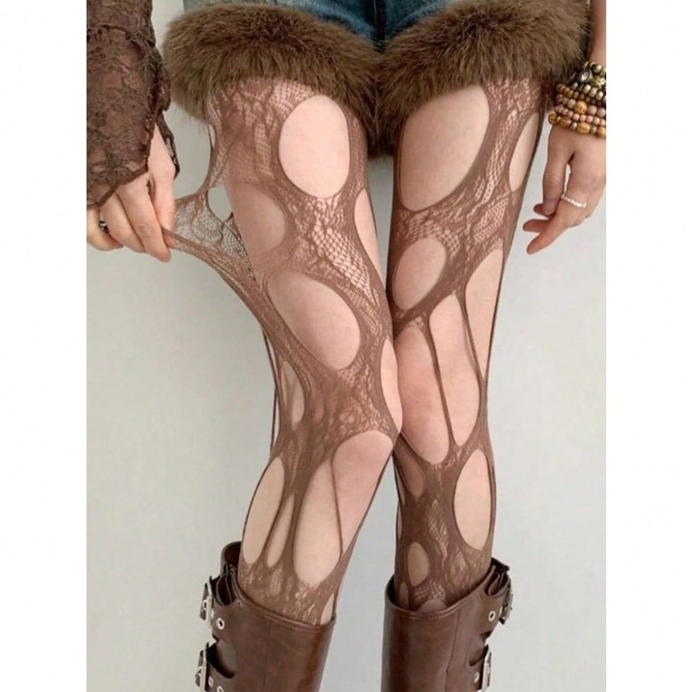 Women's Solid Color Cut Out Sh - Tights Pantyhose Sheer avis et prix
