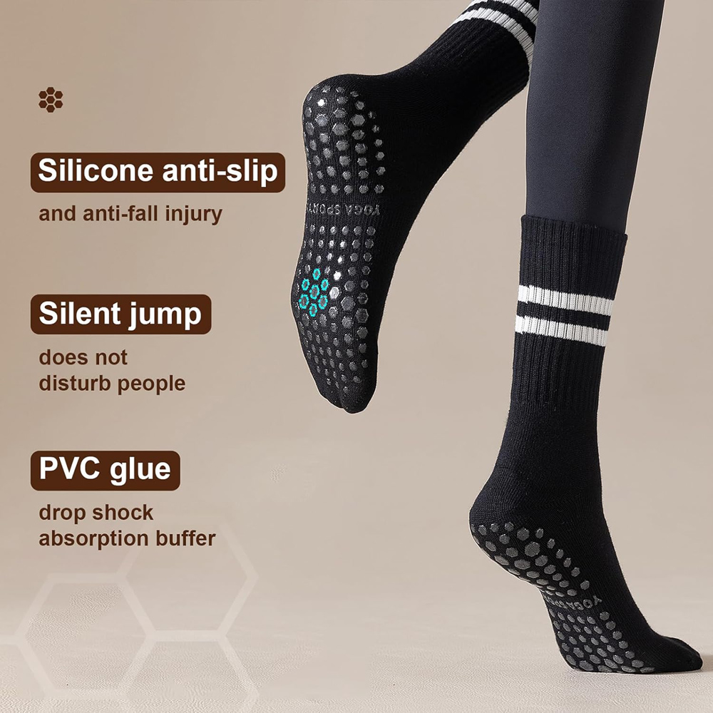 Yoga Pilates Socks with Grips  - No Show Sock Women avis et prix