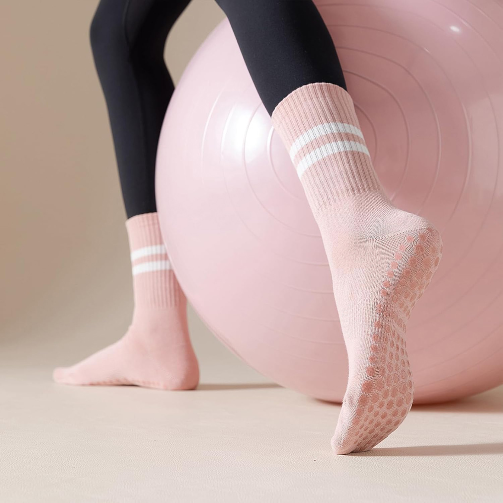 Yoga Pilates Socks with Grips  - No Show Sock Women avis et prix