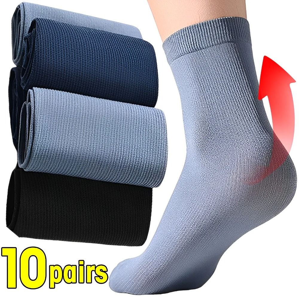 10pairs Men Ice Silk Socks Sum - Silk Sock Bamboo avis et prix
