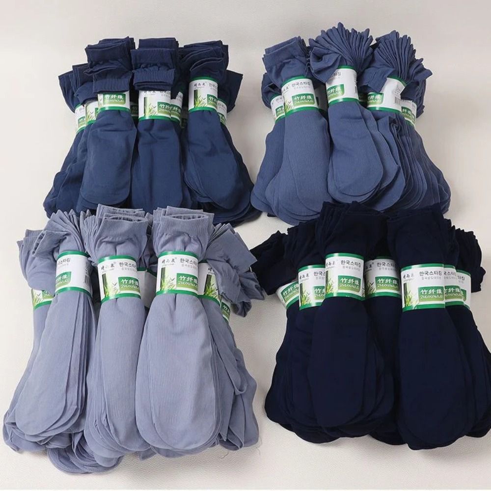 10pairs Men Ice Silk Socks Sum - Silk Sock Bamboo avis et prix