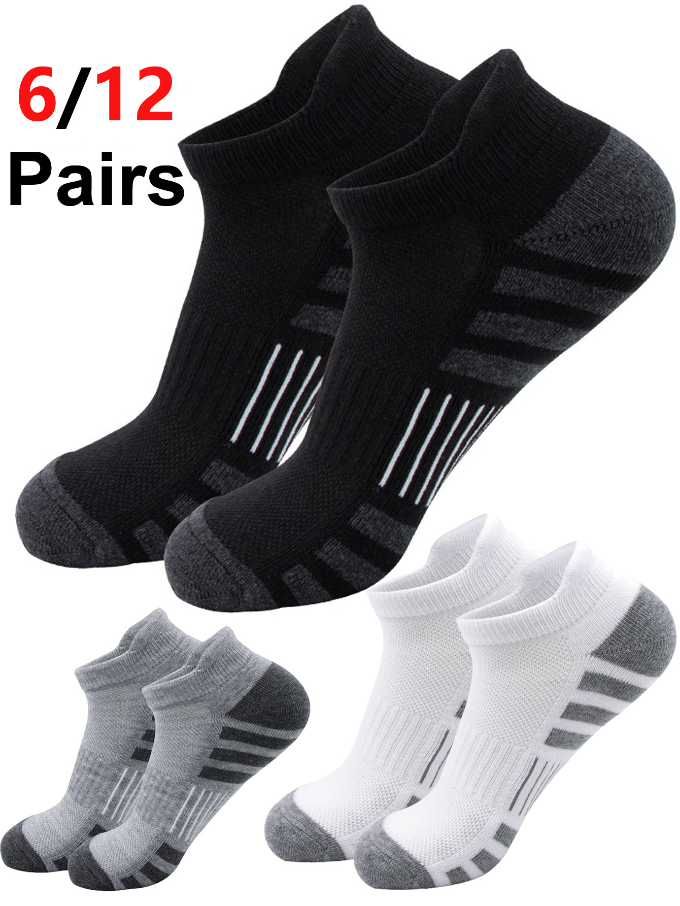 6/12Pairs Ankle Athletic Runni - No Show Sock Women avis et prix