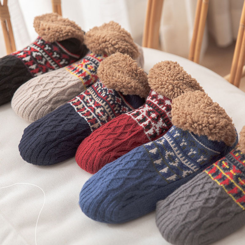 Women Men Fall And Winter Floo - No Show Sock Women avis et prix