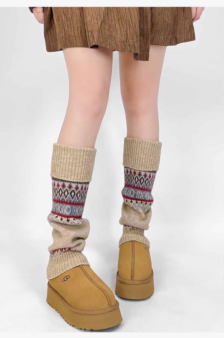 New Women's Knitted Leg Warmer - Boot Sock Slouchy avis et prix