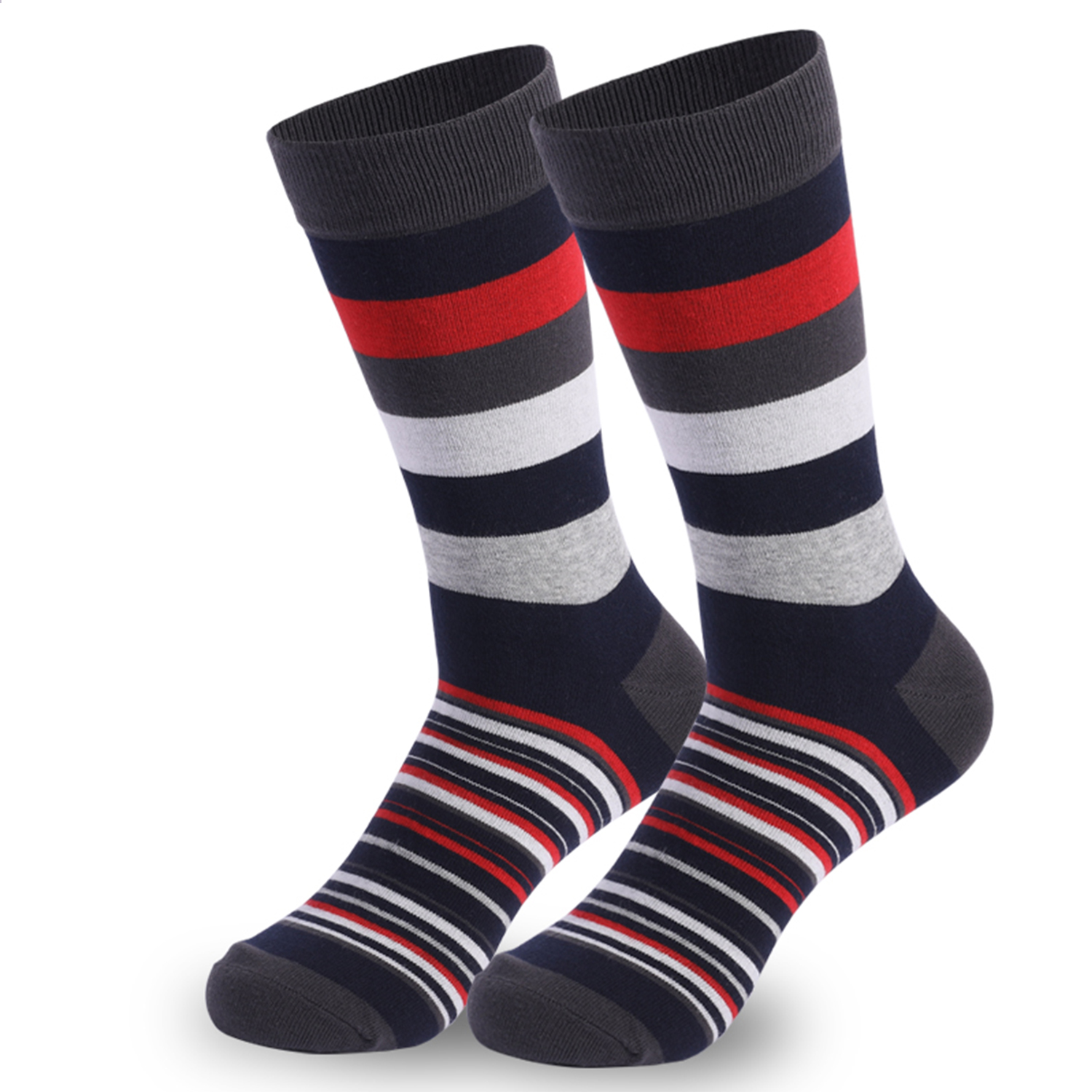 5Pairs Mens Fun Dress Socks, P - Cotton Crew Sock Pack avis et prix