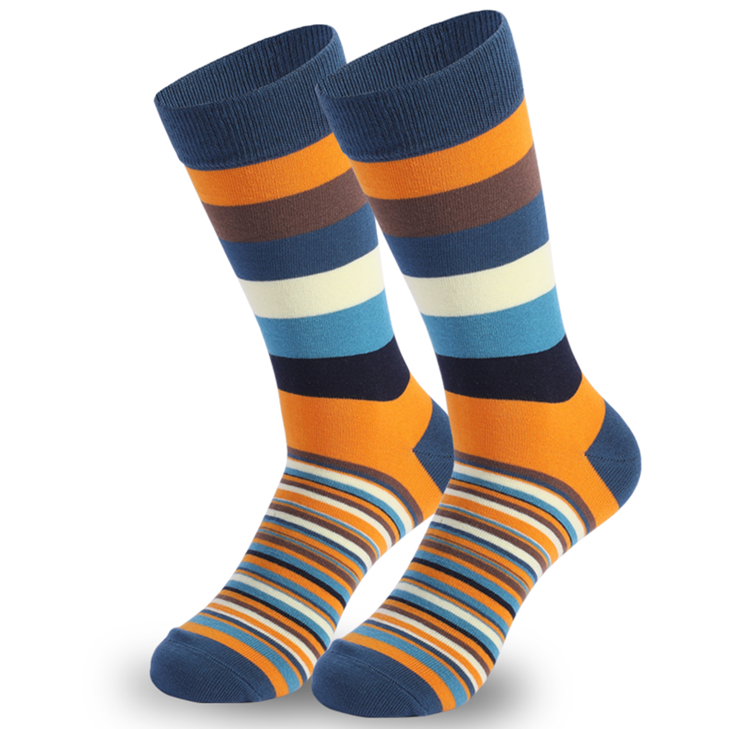 5Pairs Mens Fun Dress Socks, P - Cotton Crew Sock Pack avis et prix