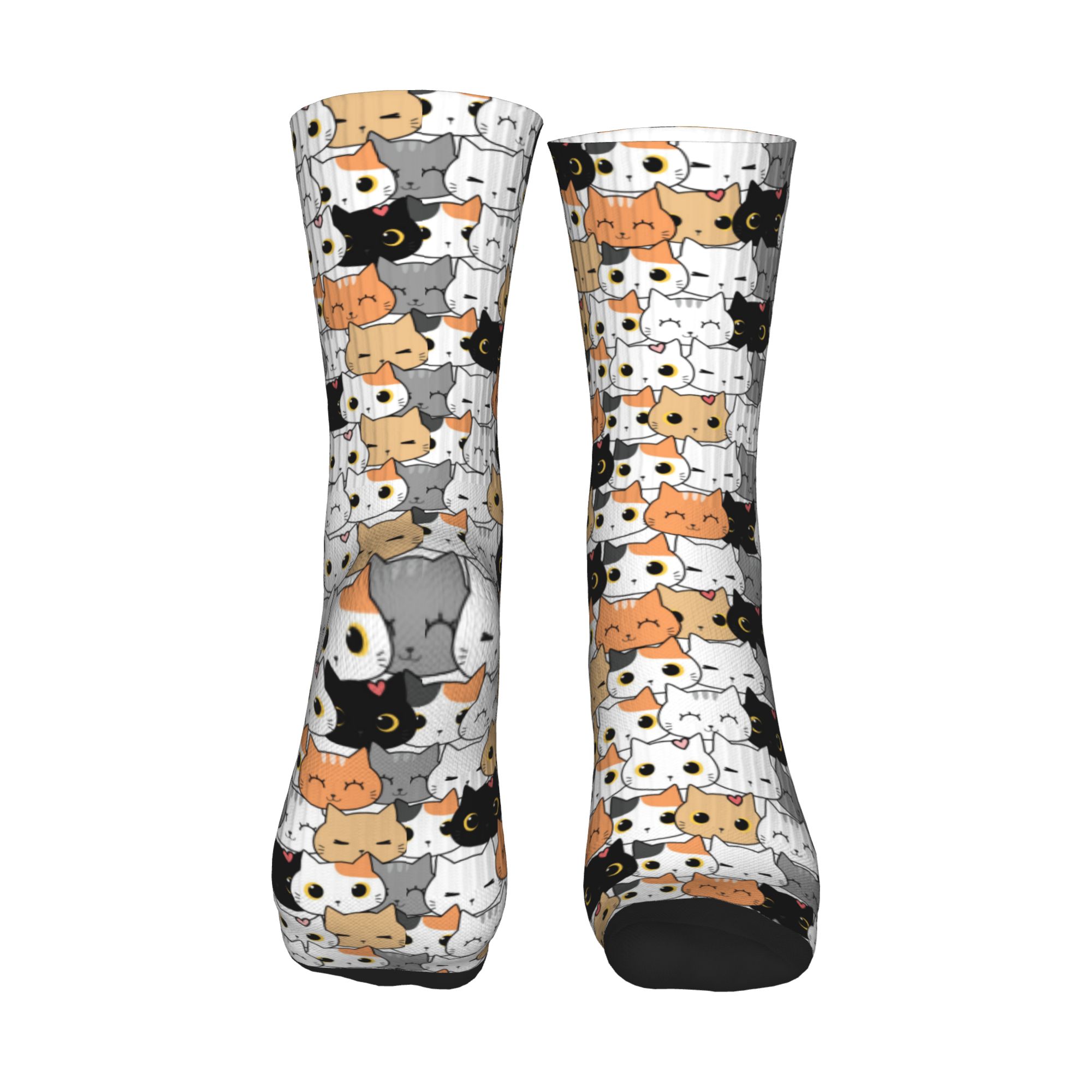 Cute Kitten Cat Doodle Dress S - Dress Sock Men avis et prix