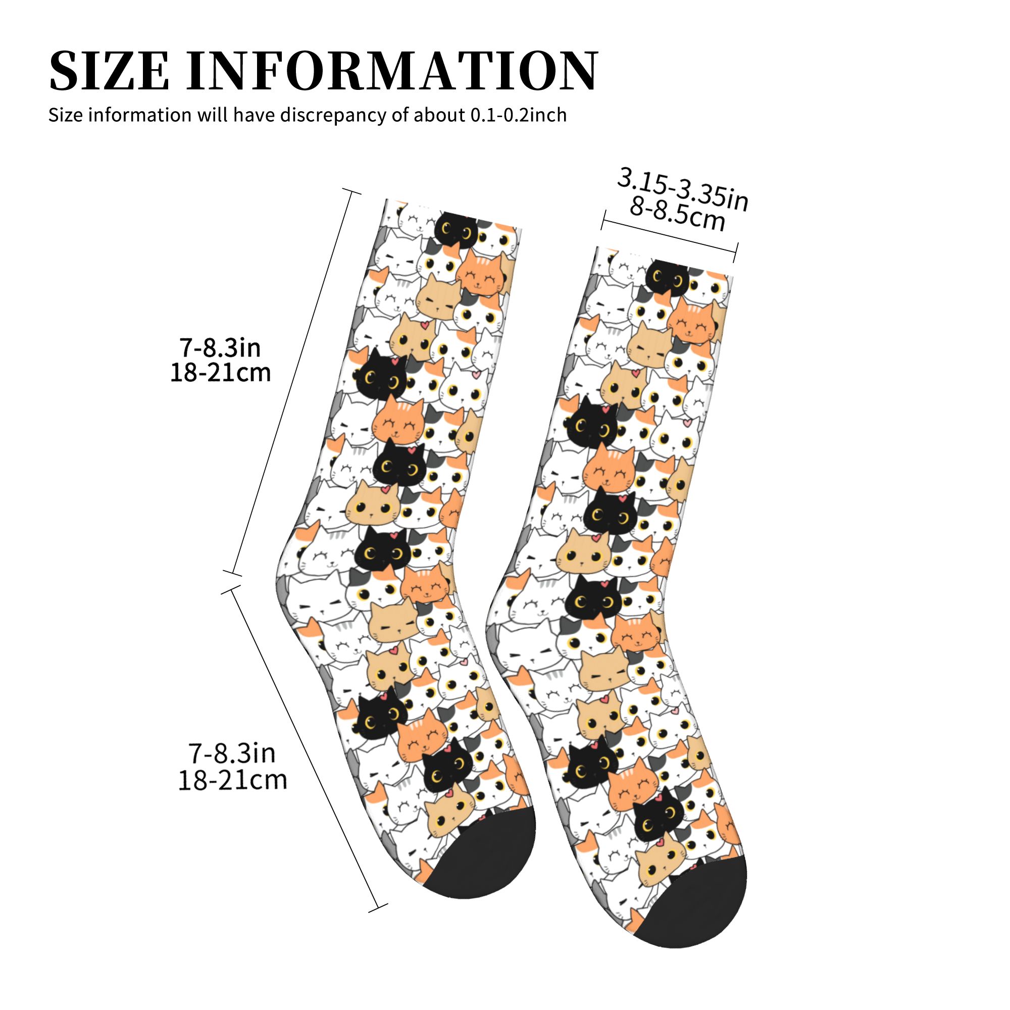 Cute Kitten Cat Doodle Dress S - Dress Sock Men avis et prix