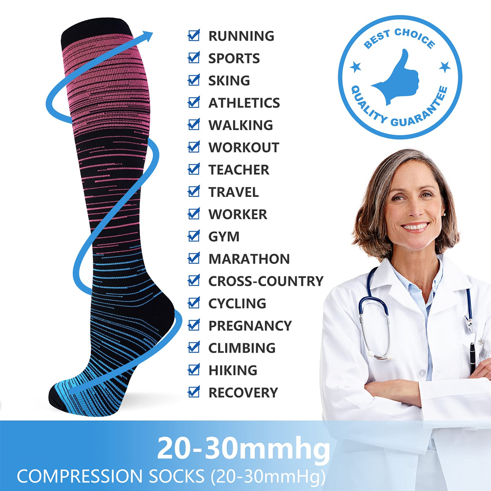 GOMOREON 6Pairs Compression So - Compression Sock Medical avis et prix