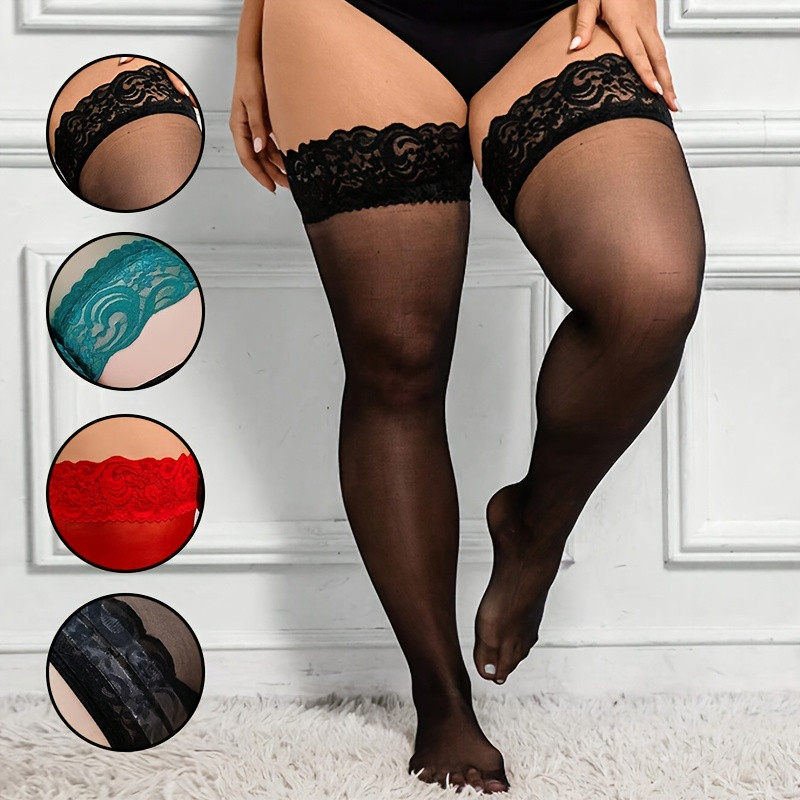 Plus Size Women Thigh High Sto - Thigh High Sock Stay Up avis et prix
